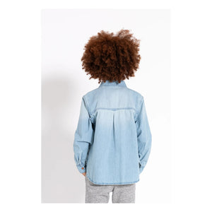 Finger in the Nose - Enara Shirt | Bleached Denim
