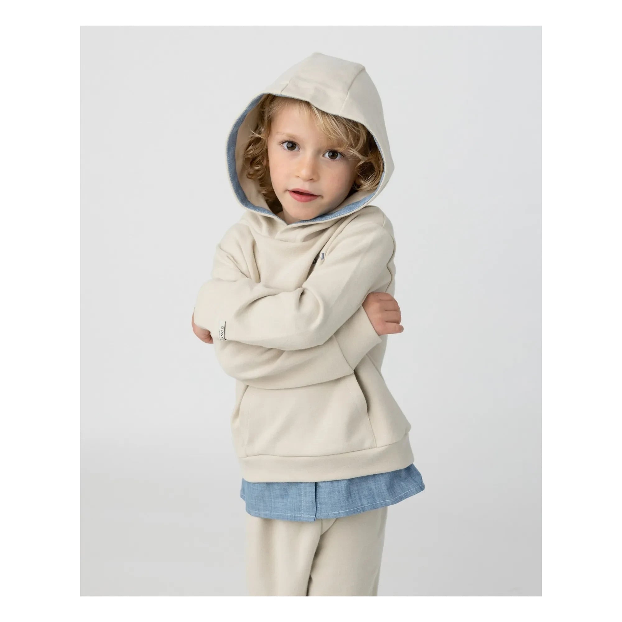 Donsje - Lirian Organic Cotton Hoodie Sweatshirt | Ecru