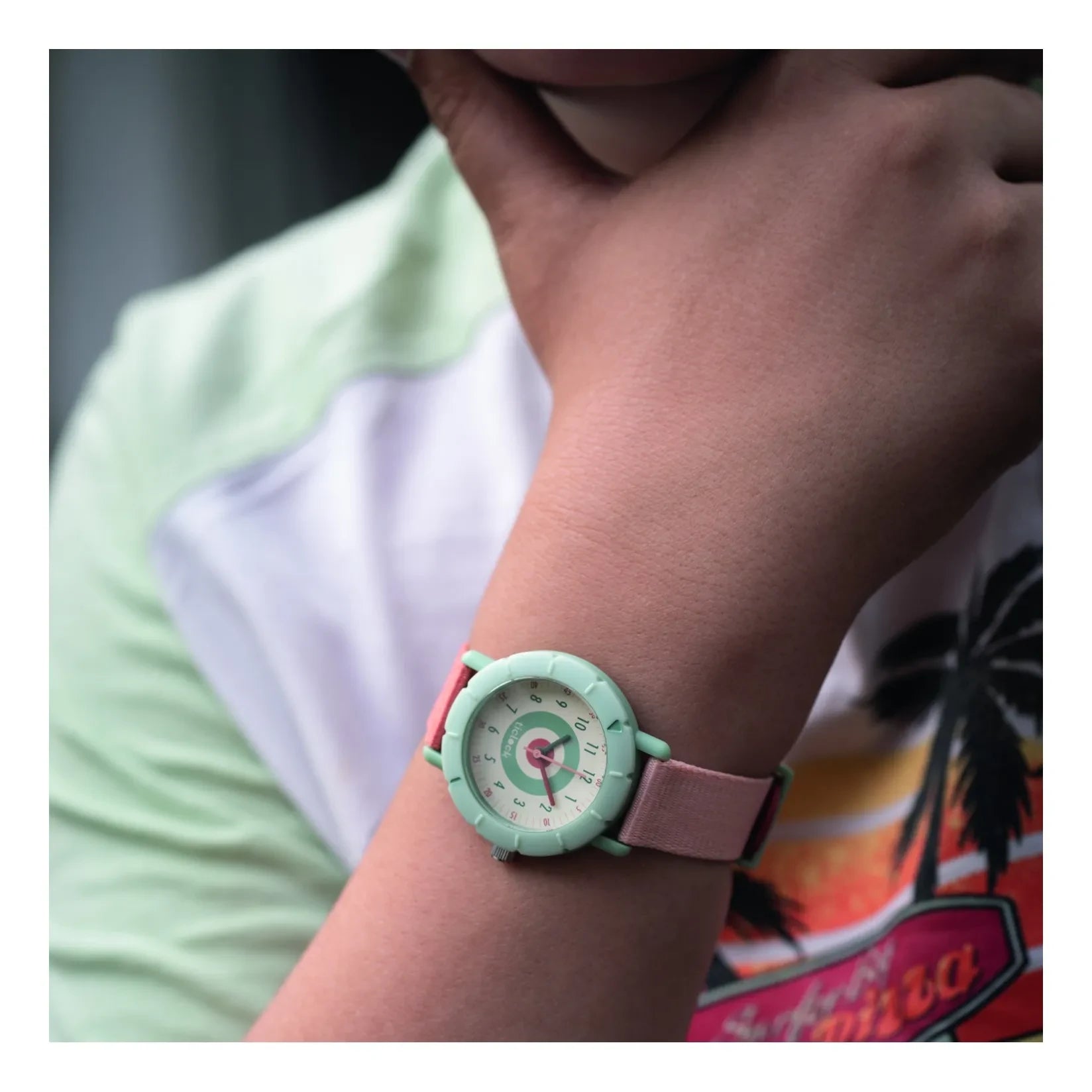 Djeco - TICLOCK - Pembe Hedef Saat