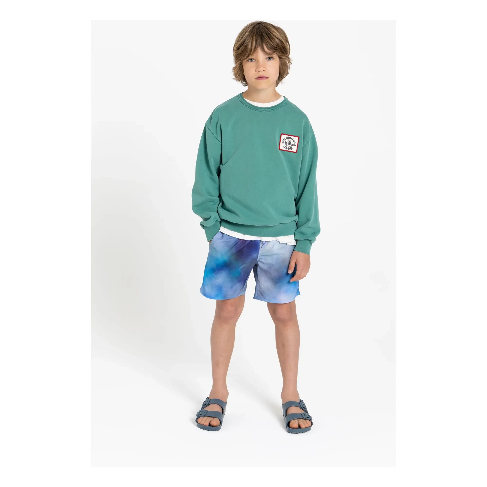 Hundred Pieces - Wave Swim Shorts | Light blue