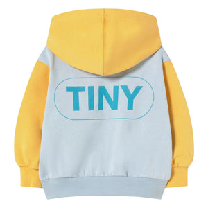 Tinycottons - Color-Blocked Organic Cotton Hooded Sweatshirt | Green