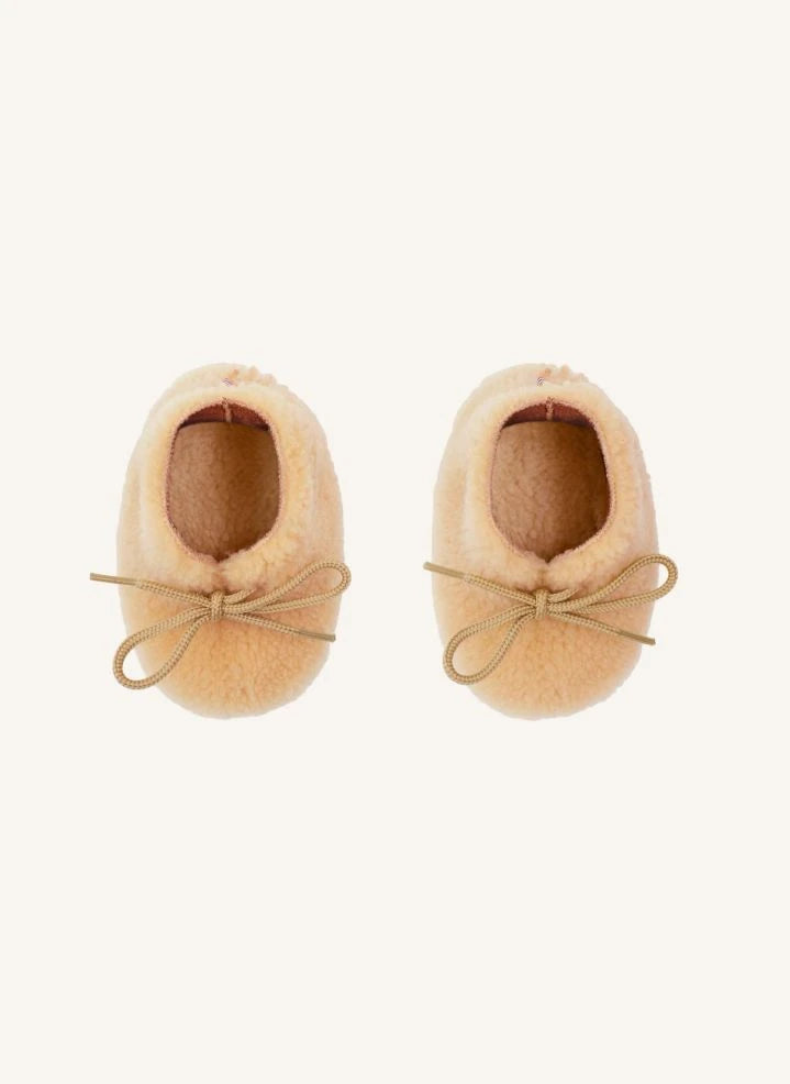ILDA'S sheep - Merino Wool Sheepskin Slippers - Baby Collection | Beige