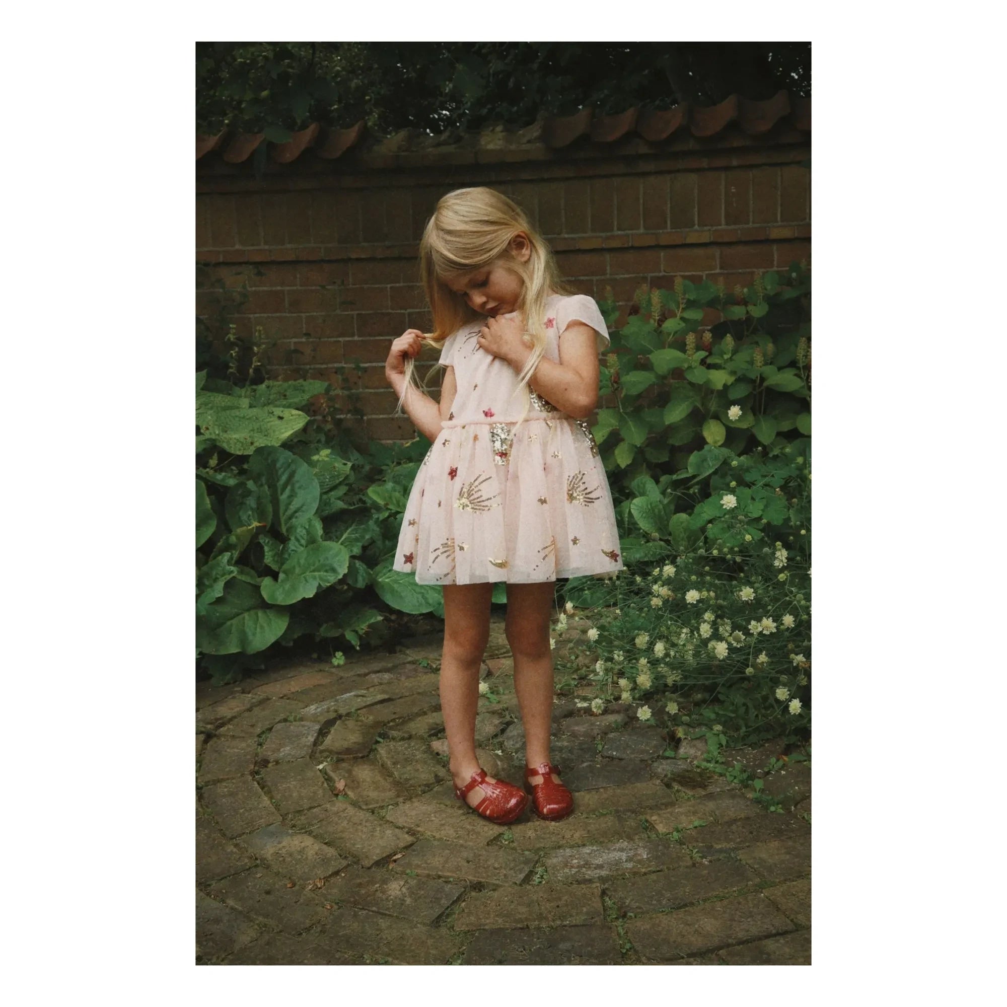 Konges Sløjd - Odette Sequin Tulle Dress | Light Pink