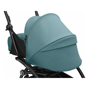 Stokke® - YOYO³ 0+ Newborn Stroller Black Frame | Aqua