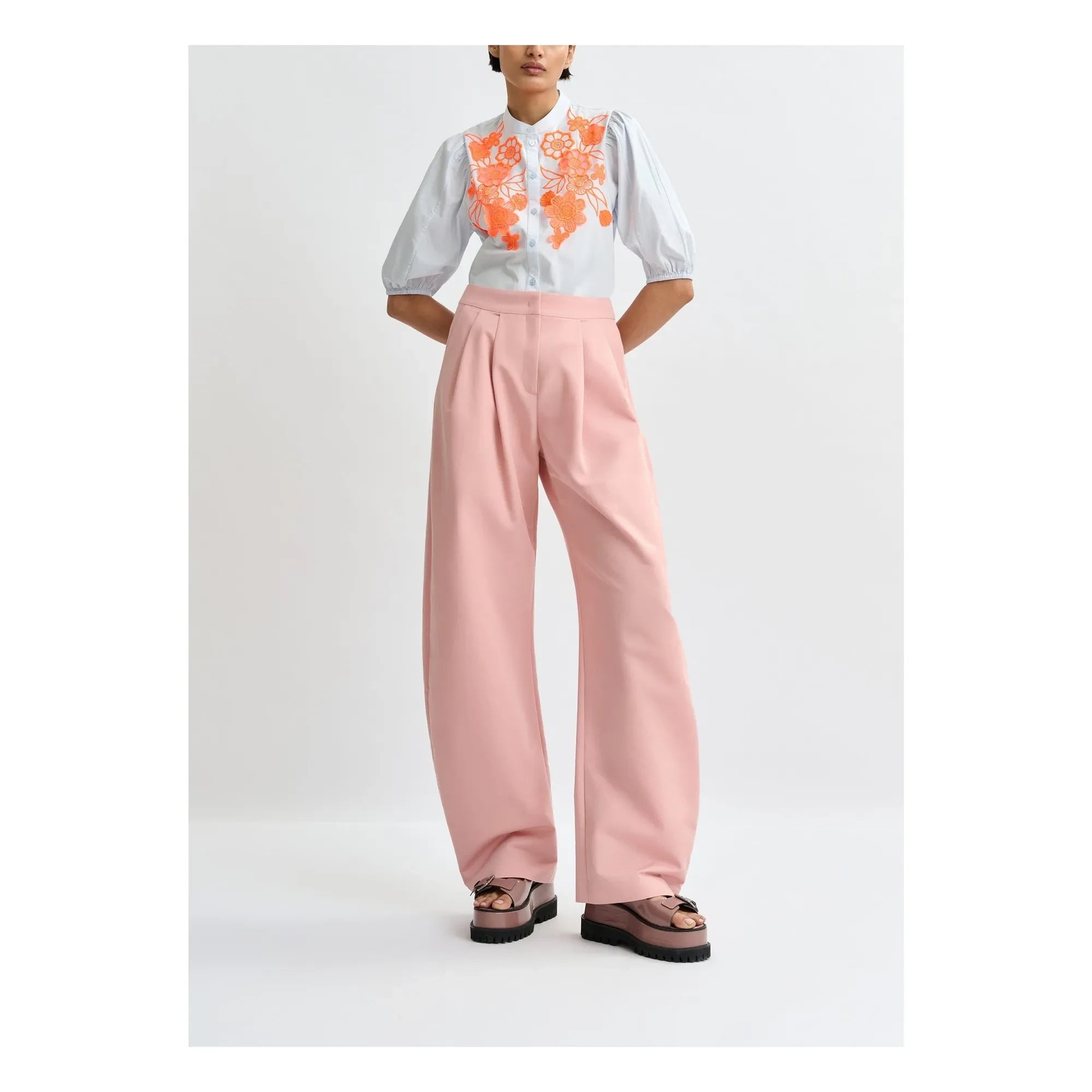 Essential Antwerp - Barrel Jude pantolon | Pembe