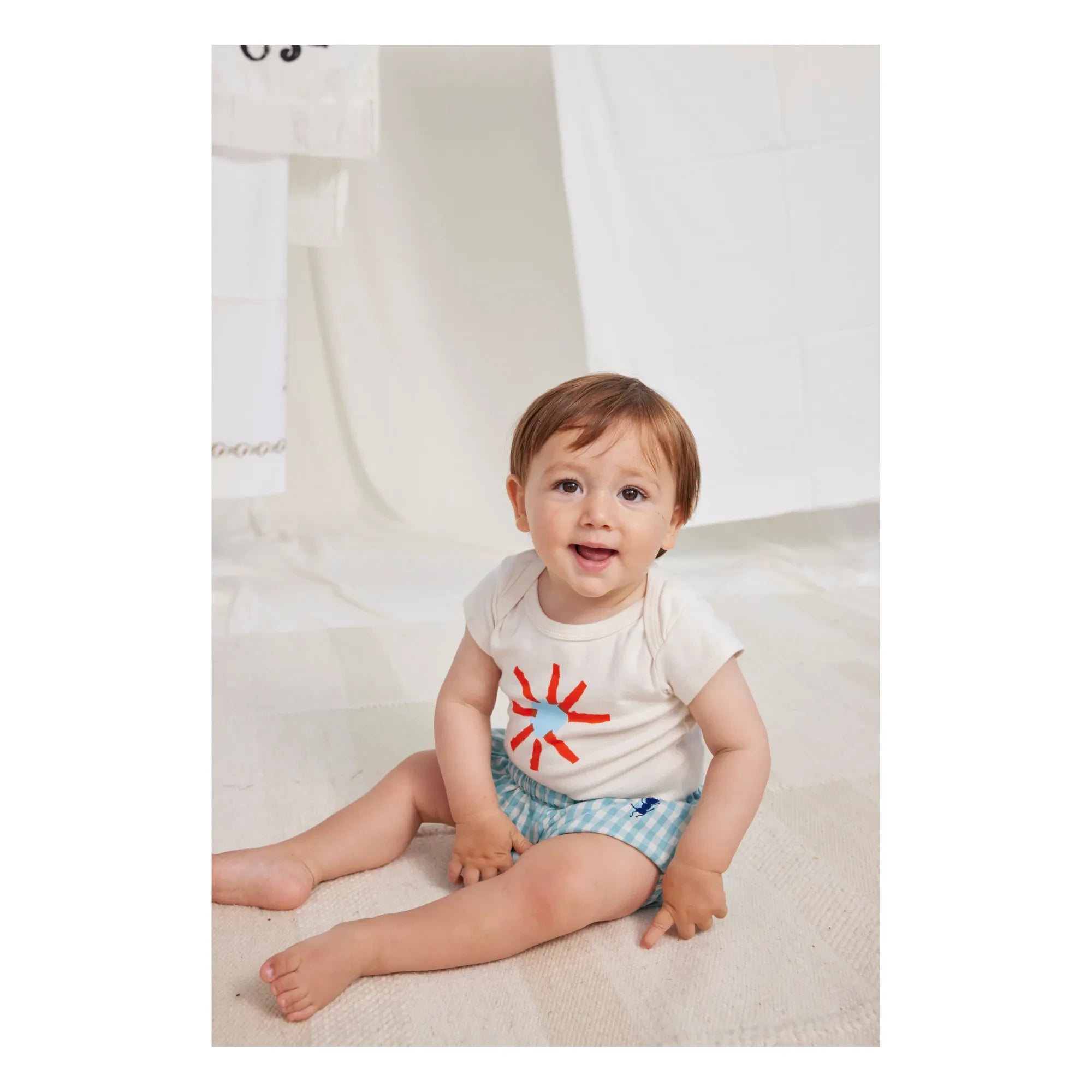 Bobo Choses - Vichy Bloomer | Light Blue