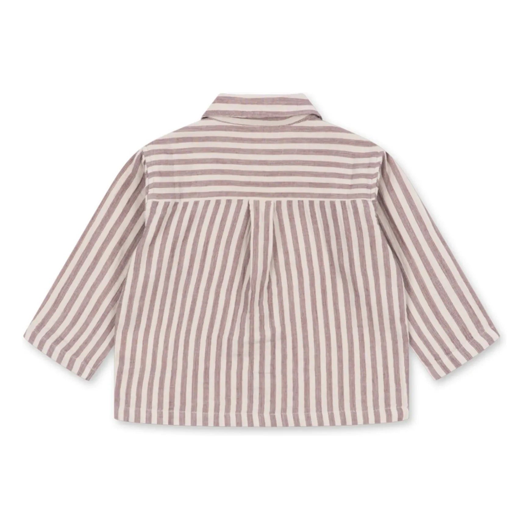 Konges Sløjd - Ely Striped Organic Cotton Shirt | Red