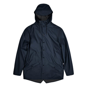 Rains - Unisex Waterproof Wax Coat | Navy Blue