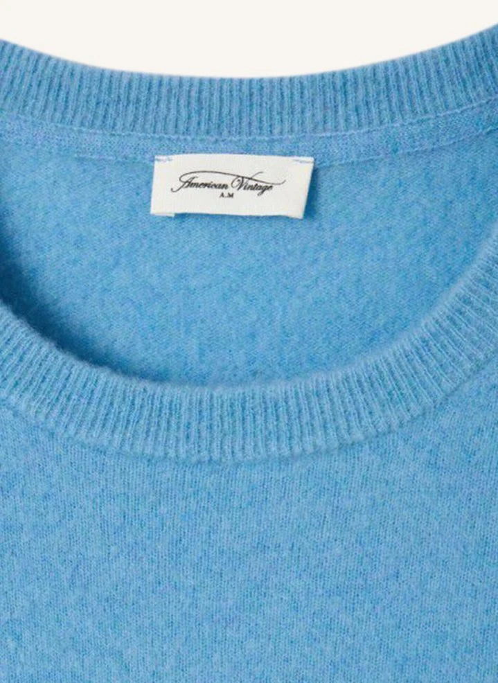 American Vintage - Raxow Wool Sweater | Speckled Blue