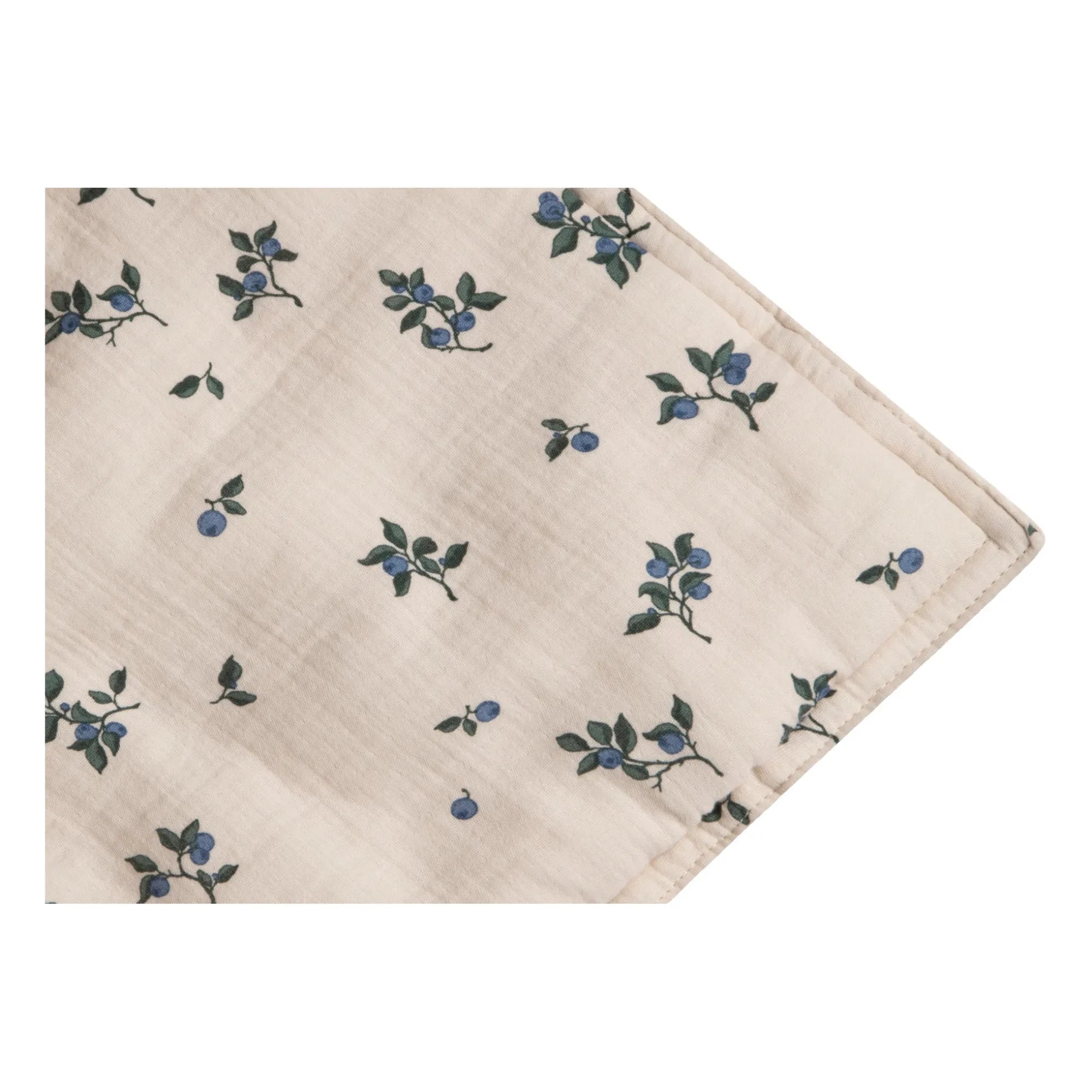 garbo&friends - Blueberry Cotton Muslin Blanket | Off-White