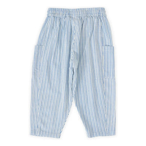 Goldie + Ace - Striped Cargo Pants | Blue