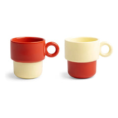 &Klevering - Chiquito Cups - Set of 2 | Brick Red