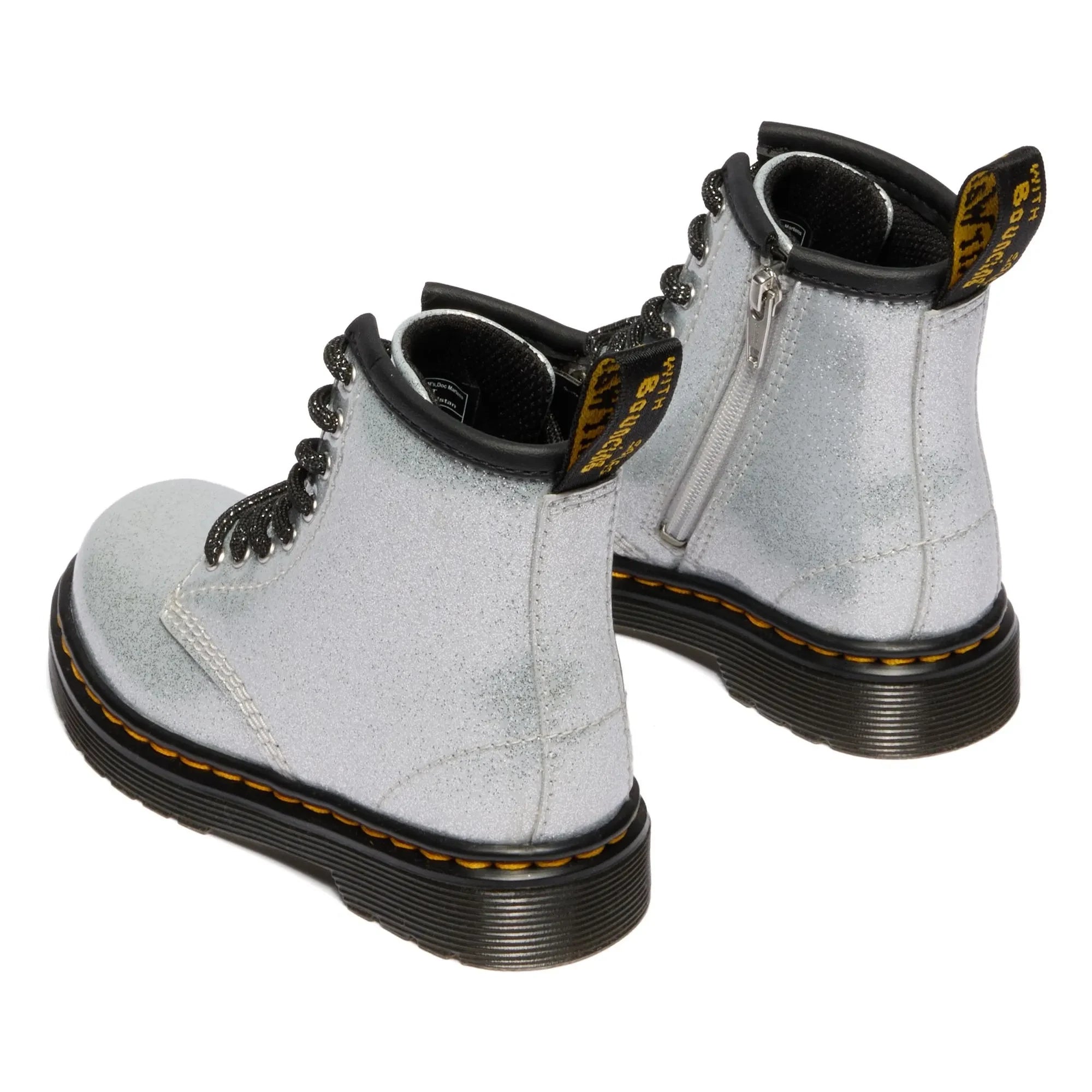 Dr Martens - 1460 J Glitter Boots | Silver