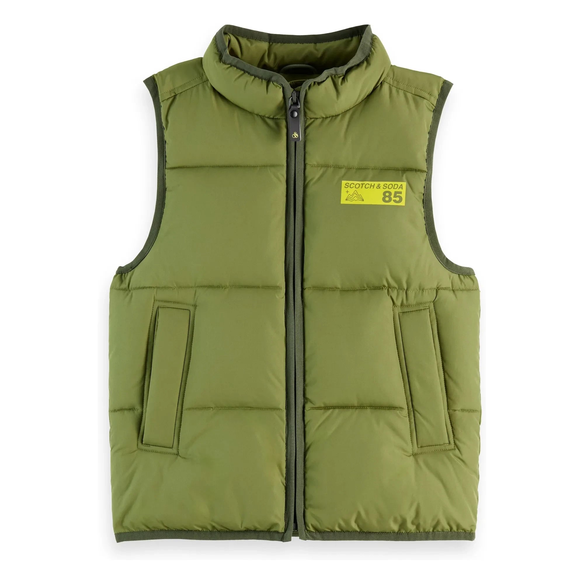 Scotch & Soda - Sleeveless Puffer Vest | Green