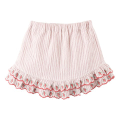 Gingersnaps - Remi Embroidered Short Skirt | Red