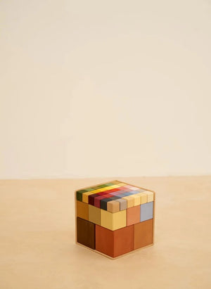 Raduga Grez - Wooden blocks - 27 pieces | Brown