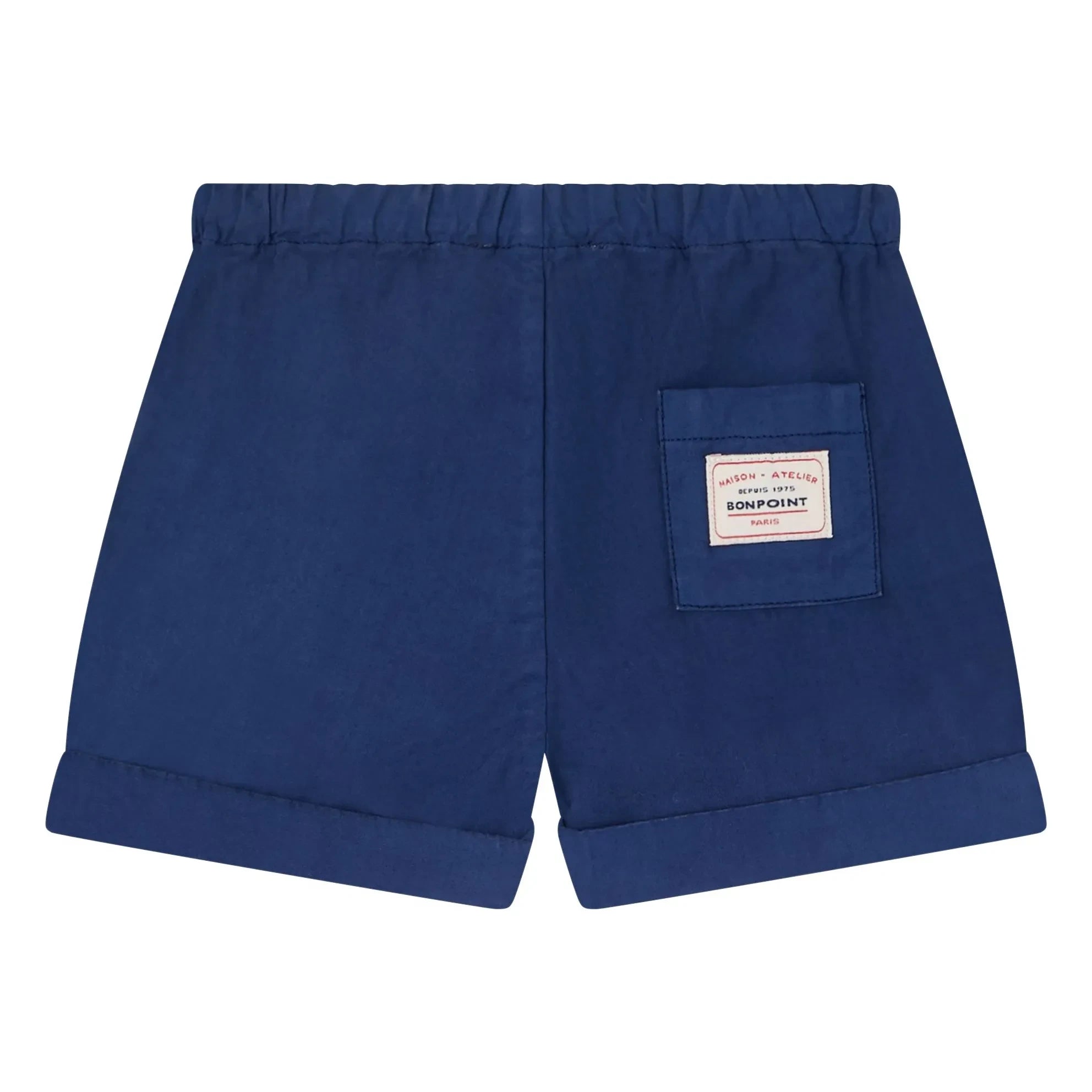 Bonpoint - Ecady Poplin Organic Cotton Shorts | Navy