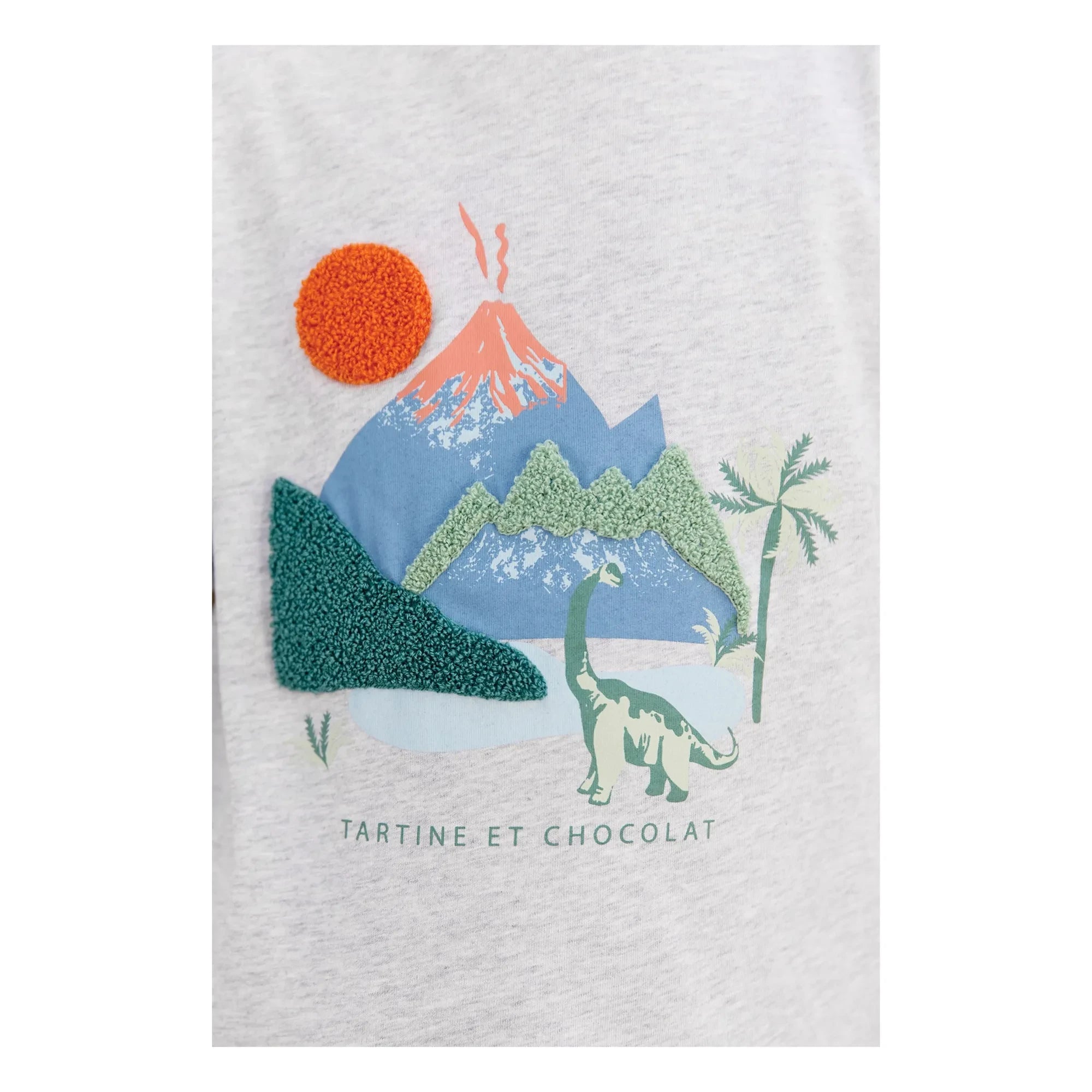Tartine et Chocolat - Chiné Volcan T-shirt | Grey