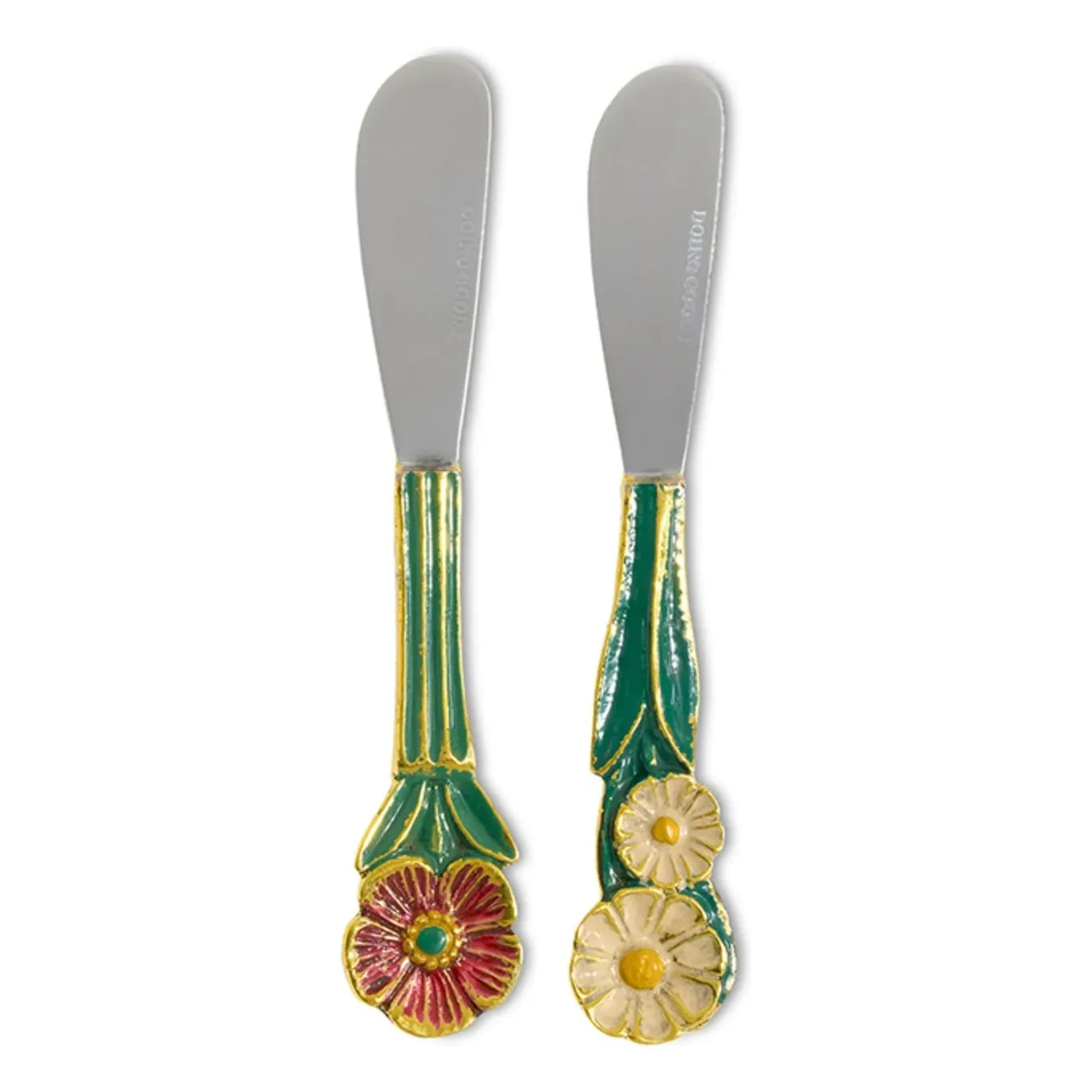 Doing Goods - Posy Butter Knife Set | Green
