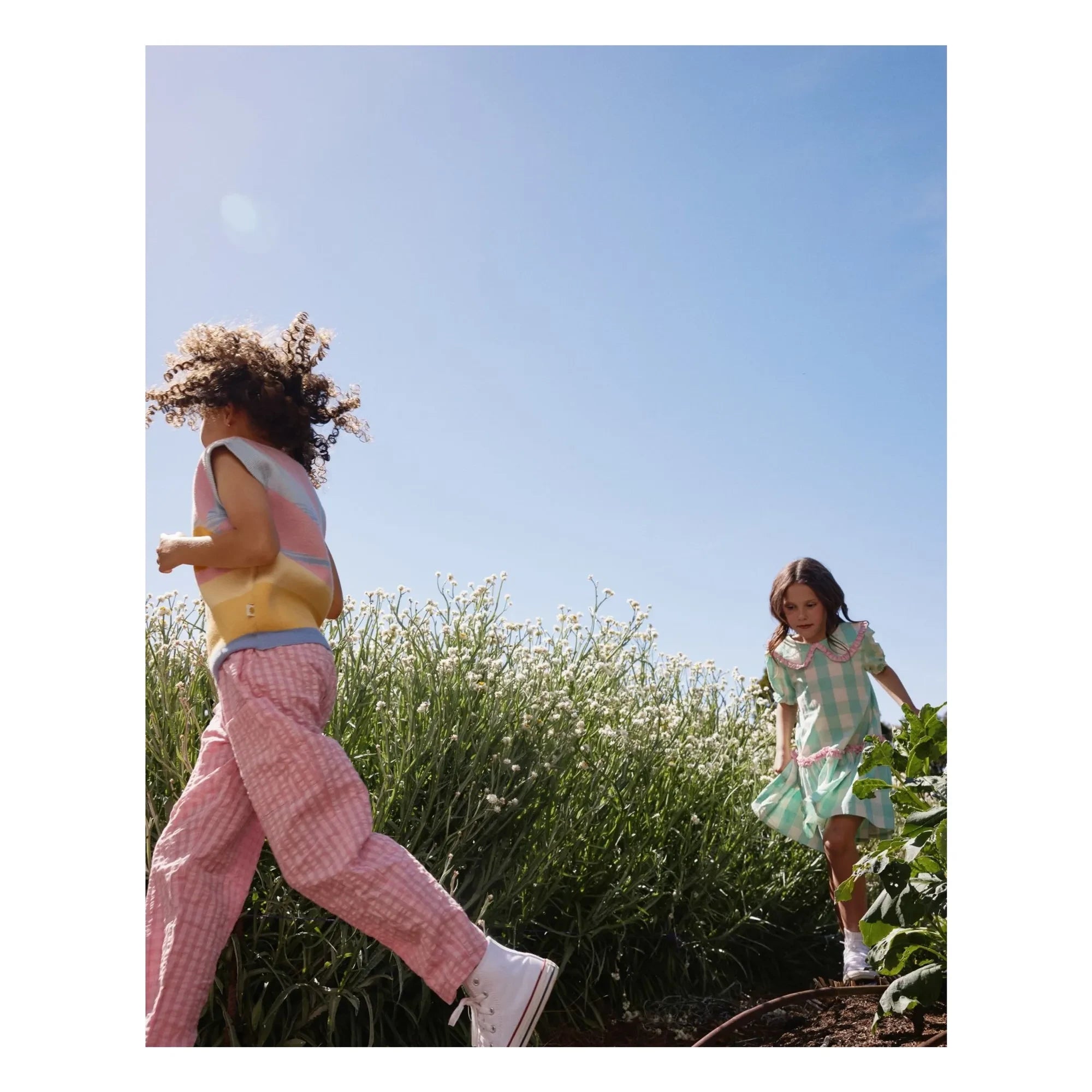 Goldie + Ace - Pinstripe Pocket Pants | Pink