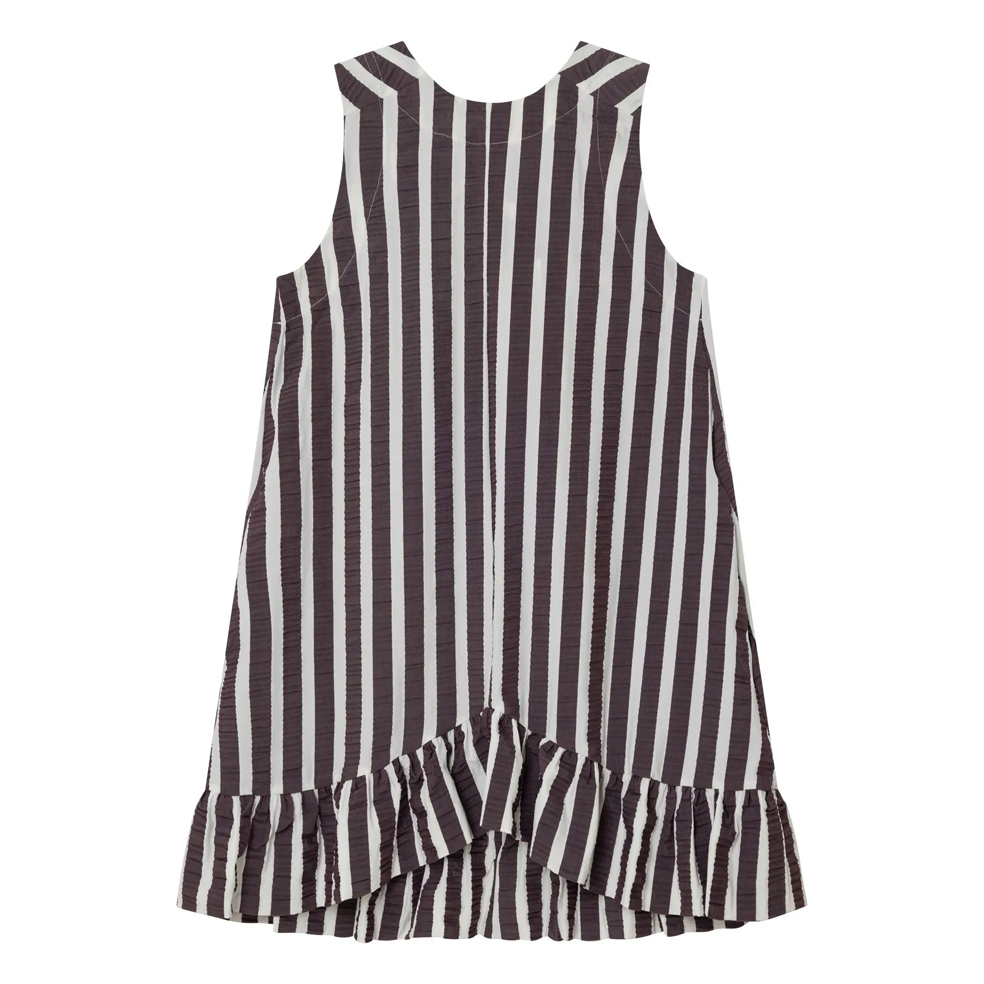 Dr Bloom - Cocomero Stripes Dress | Aubergine