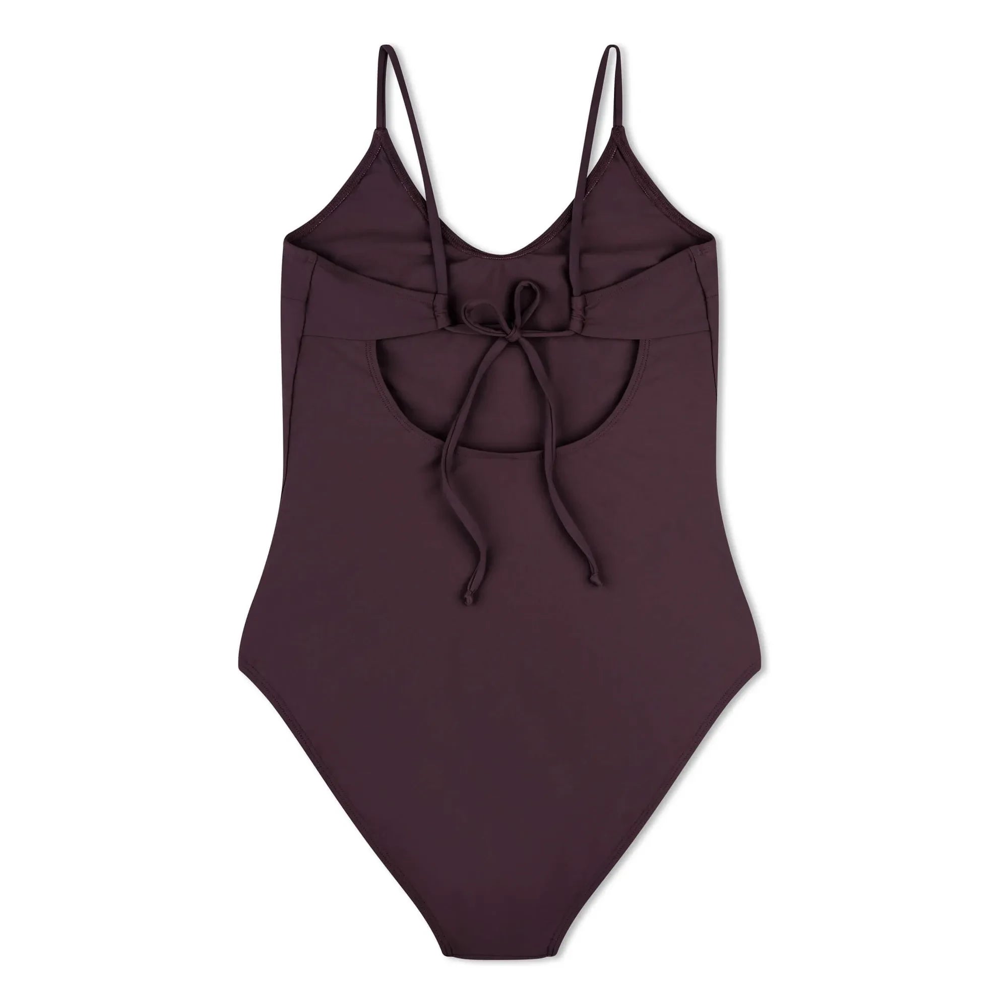 Matona - 1-Piece V-Neck Jersey Made from Recycled Fibers | Eggplant