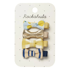 Rockahula Kids - Set of 4 Lemon Bow Hair Clips | Yellow