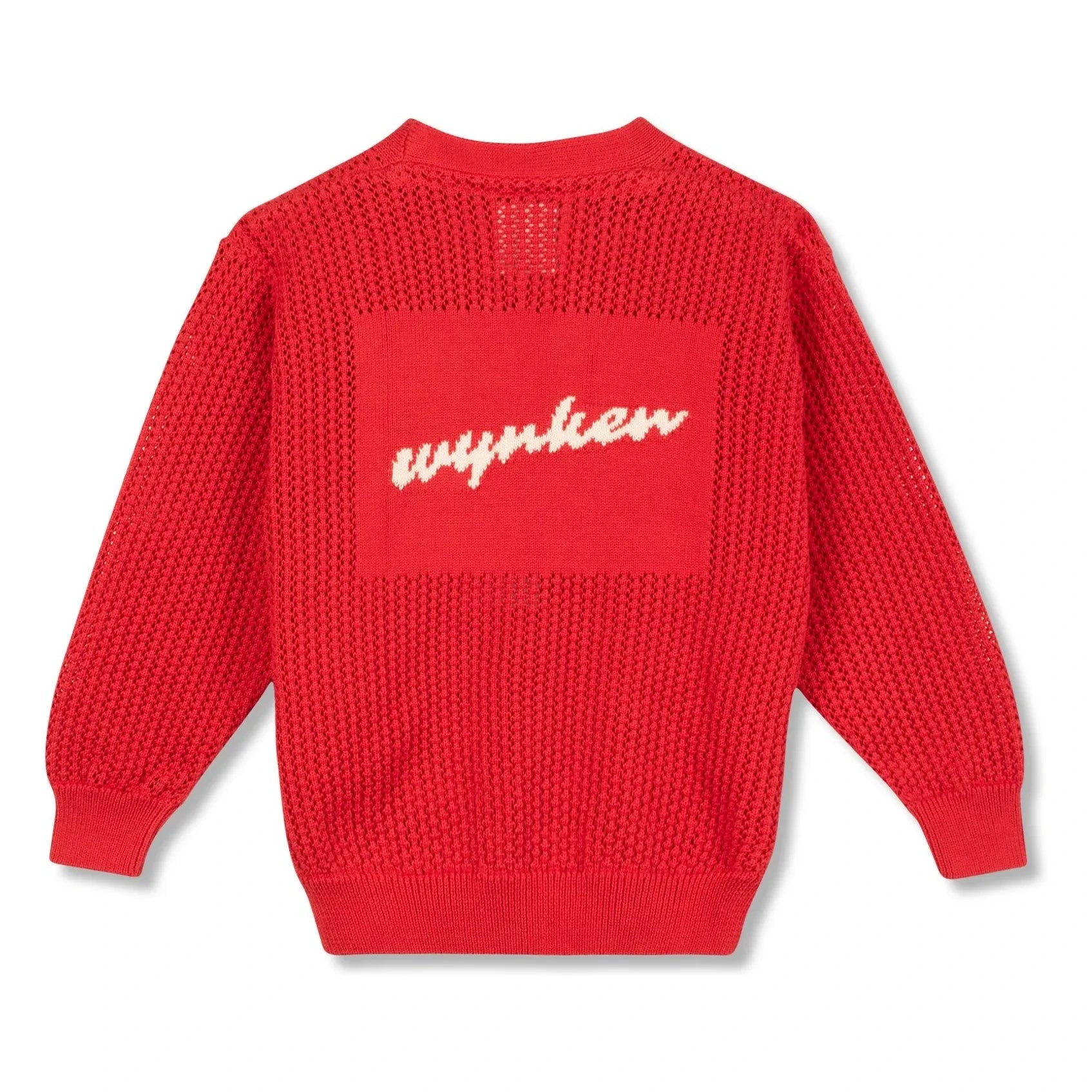Wynken - Organic cotton cardigan | Red