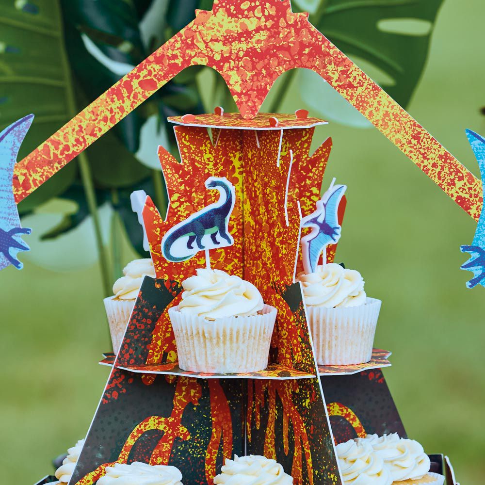 Party Pieces - Kaşif Dino 5&apos;li Parti Mumu-Dinossi