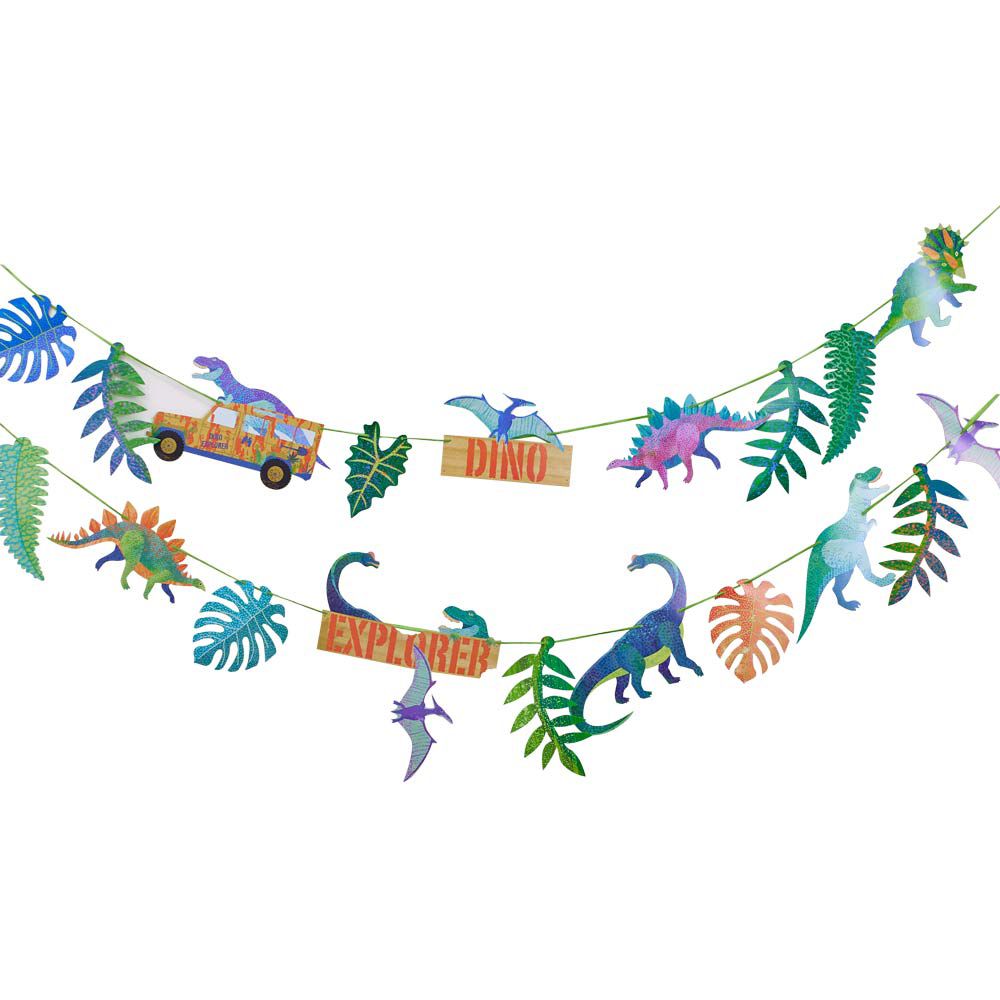 Party Pieces - Kaşif Dino Parti Asma Süsleri-Dinossi