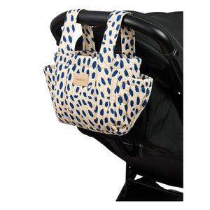 Nobodinoz - Hyde Park Leonie stroller organizer bag | Blue