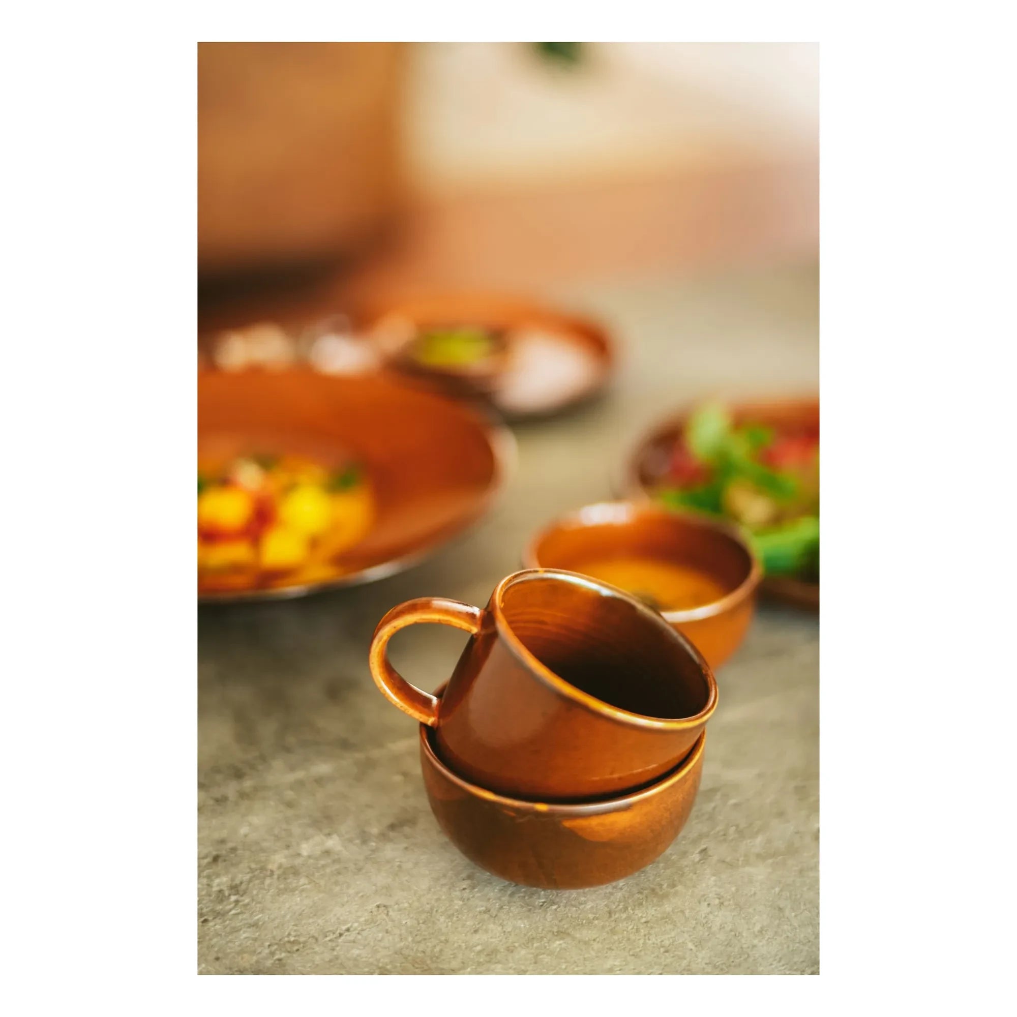 HKliving - Şef seramik kupa | Terracotta