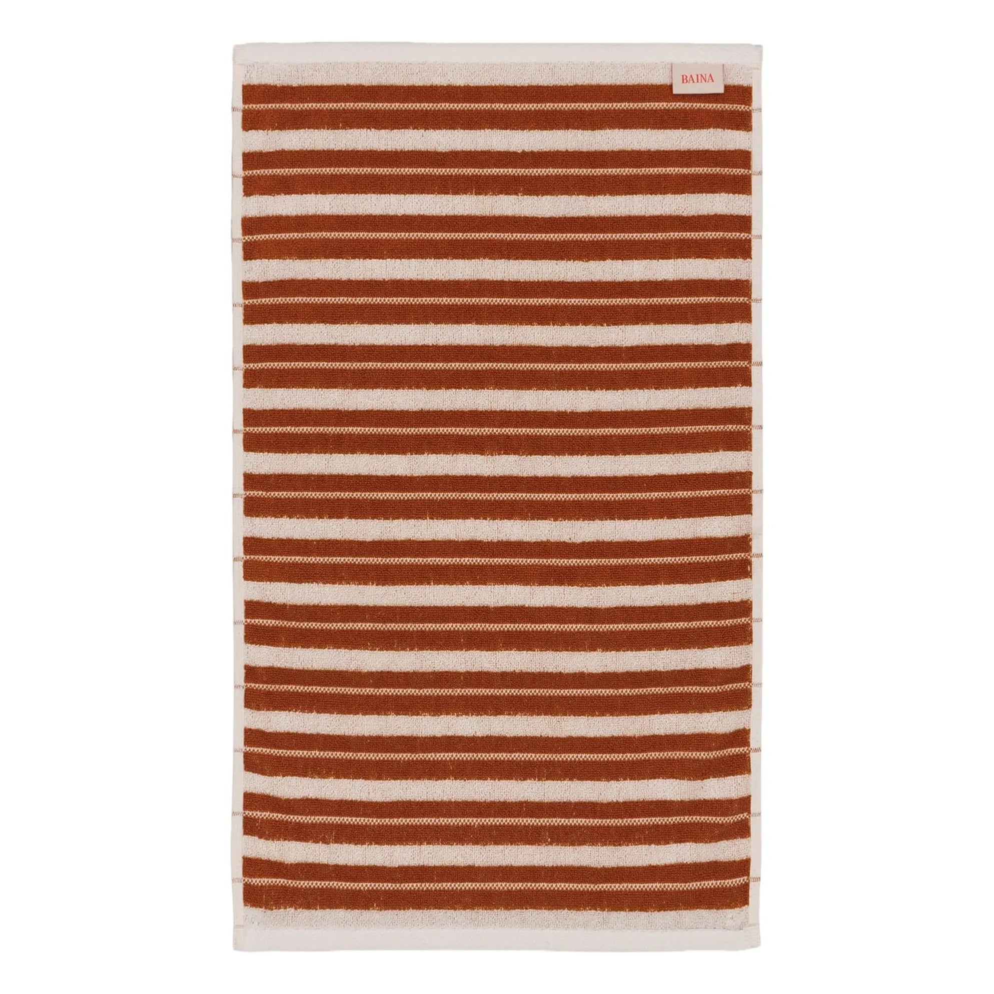 Baina - San Luis guest towel | Terracotta