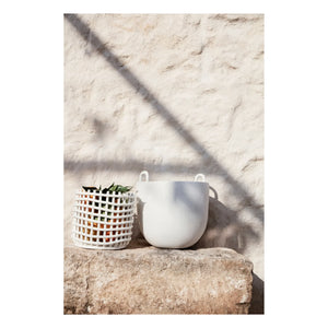 Ferm Living - Ceramic Basket | White