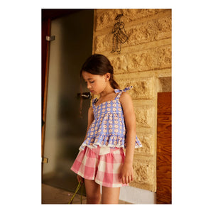 Hello Simone - Short Marlow Checkered | Pink