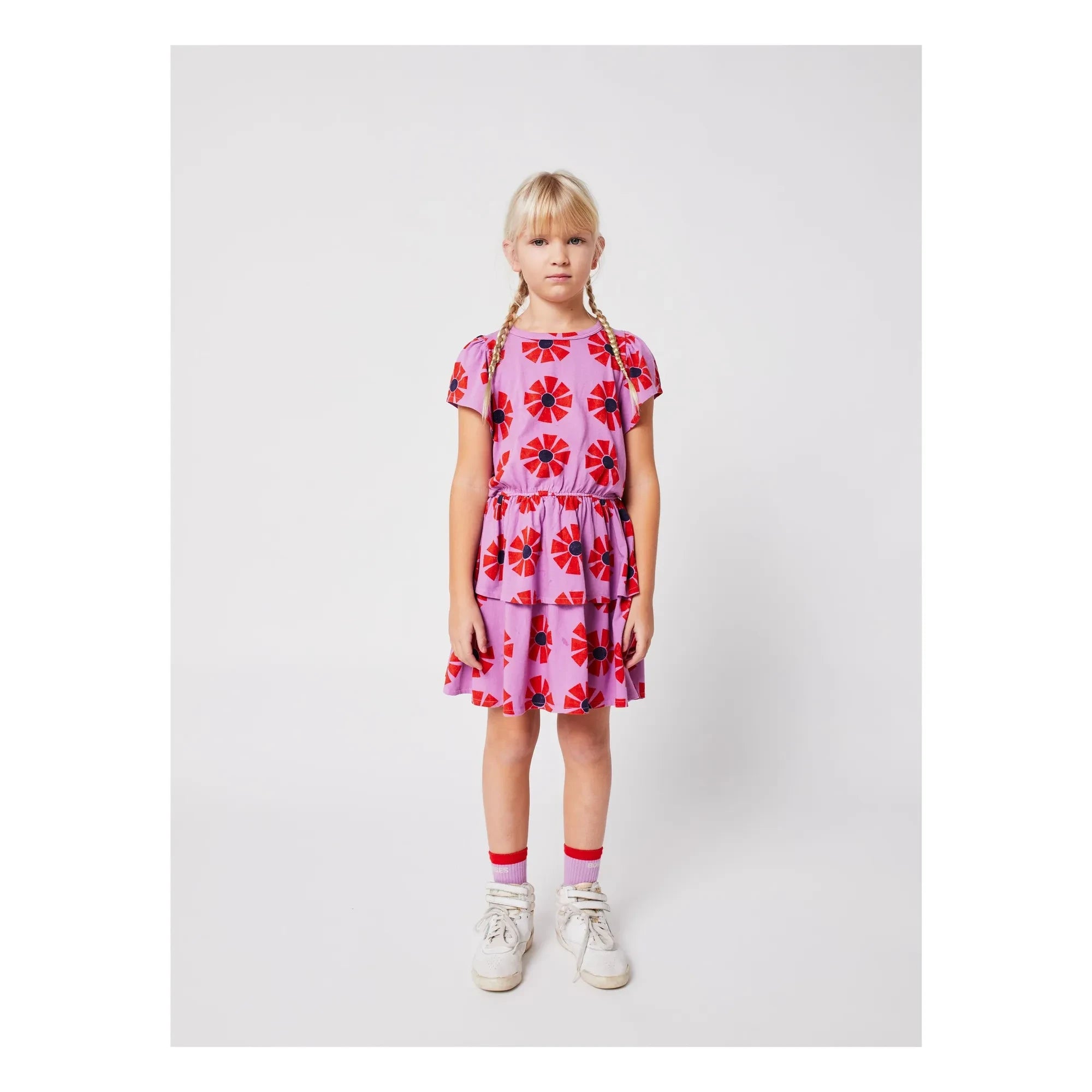 Bobo Choses - Kaleidoscope Organic Cotton Dress | Lilac