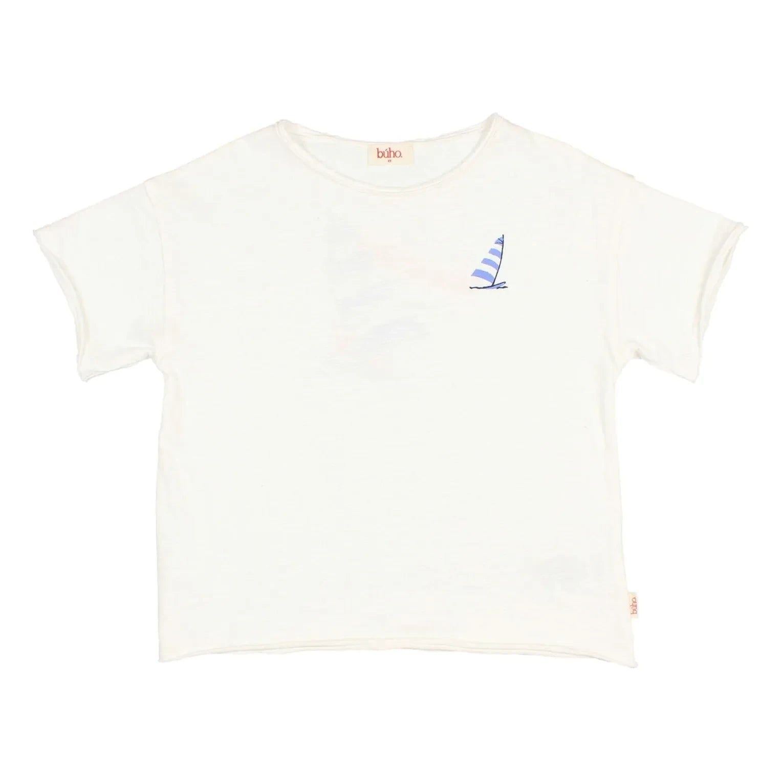 Búho - Waikiki Organic Cotton T-Shirt | White