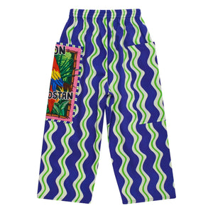 Maison Mangostan - Wave Pantolon Parrot | Lacivert