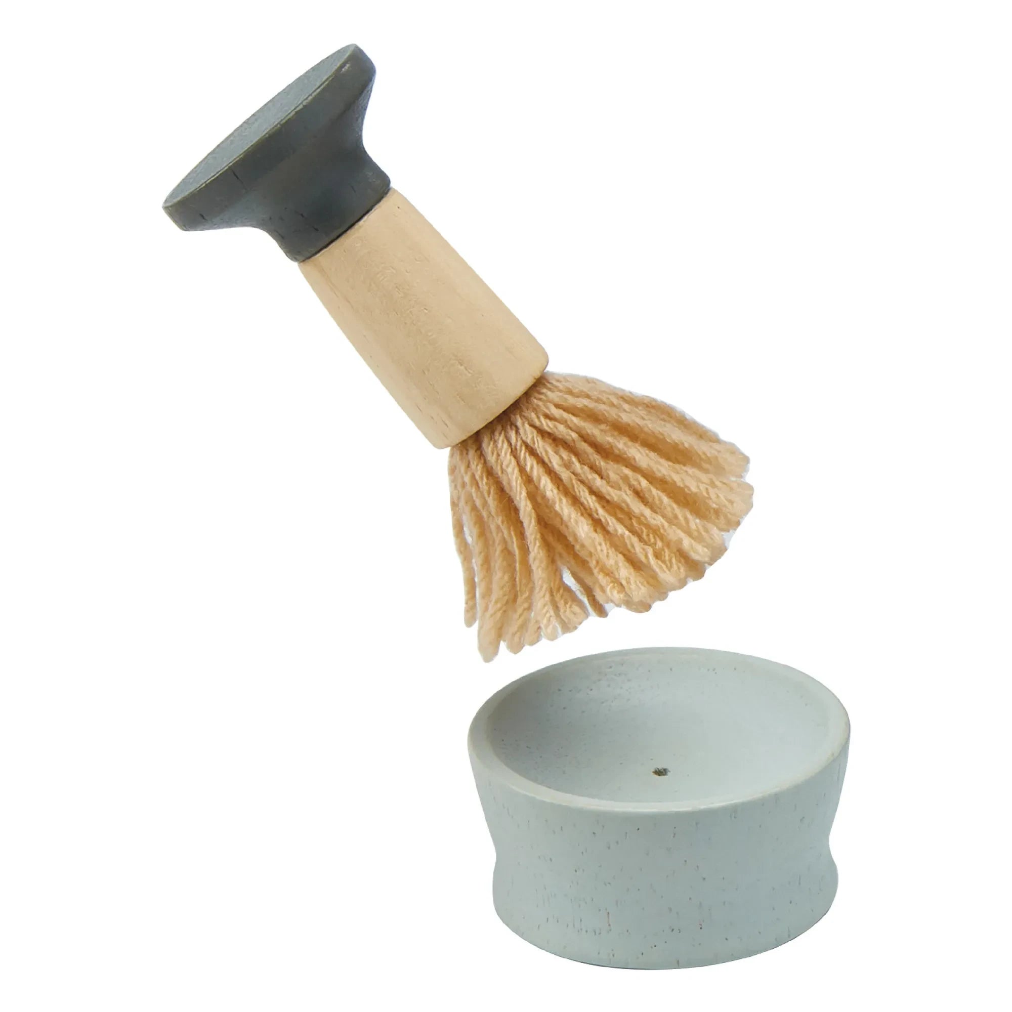 Plan Toys - Rubber Wooden Shaving Set Toy | Blue
