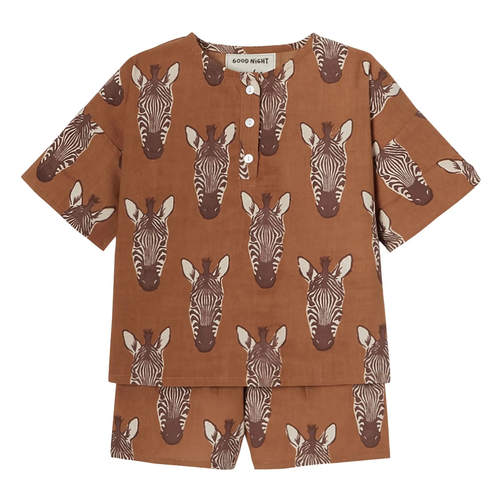 Apaches - Prial Zebra Pajama | Brown