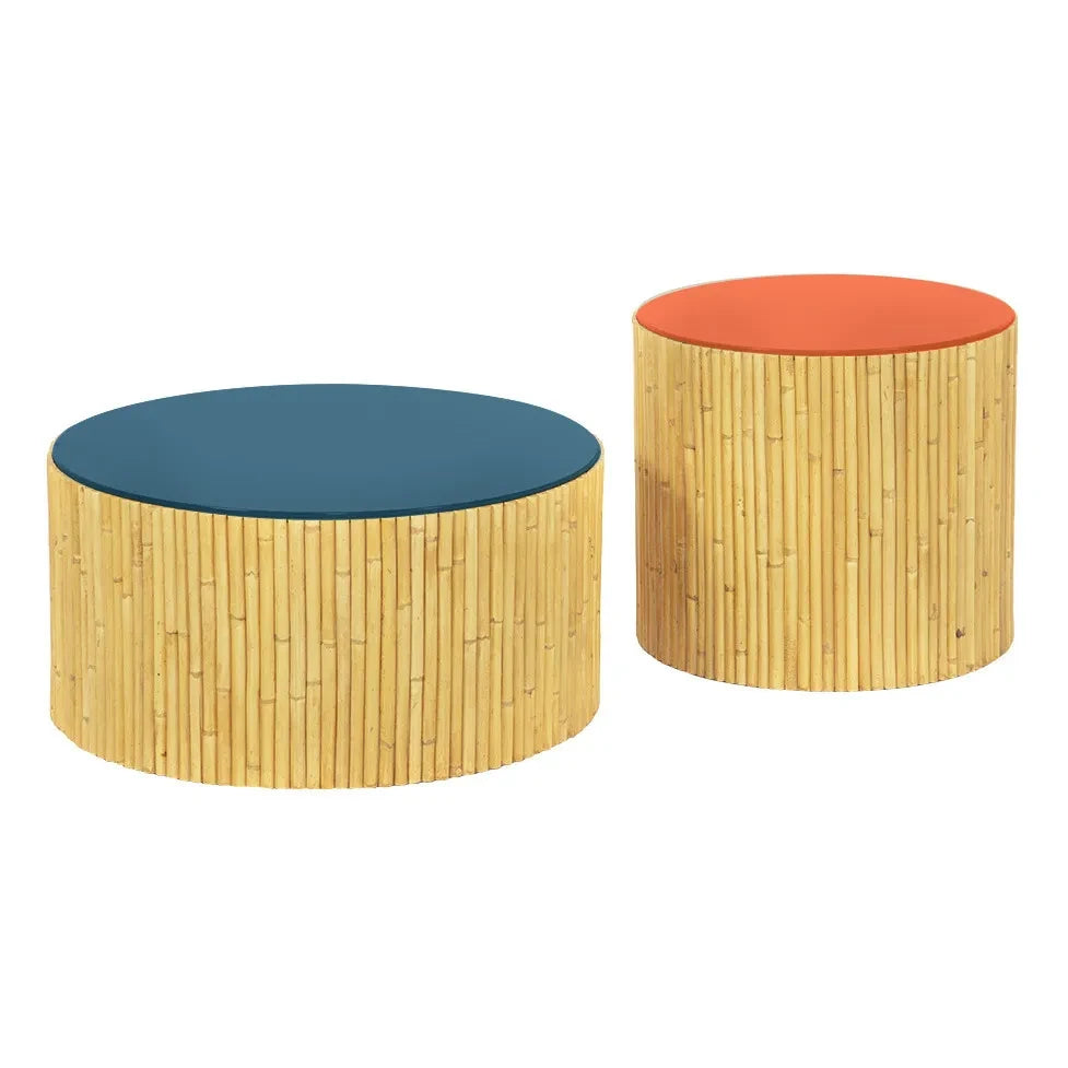 Maison Sarah Lavoine - Riviera Orta Side Tables - Set of 2 | Sarah Blue