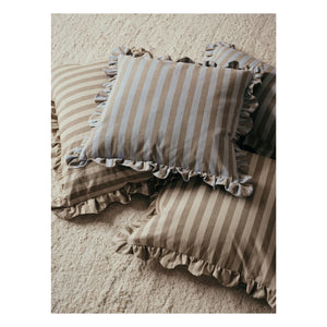 Broste Copenhagen - Ina Square Pillowcase | Brown