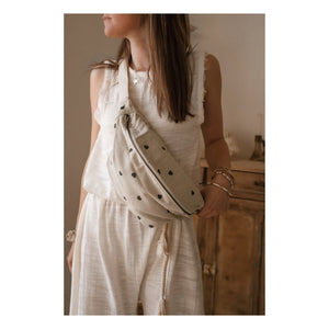 Rose in April - Heart Belt Bag | Sand