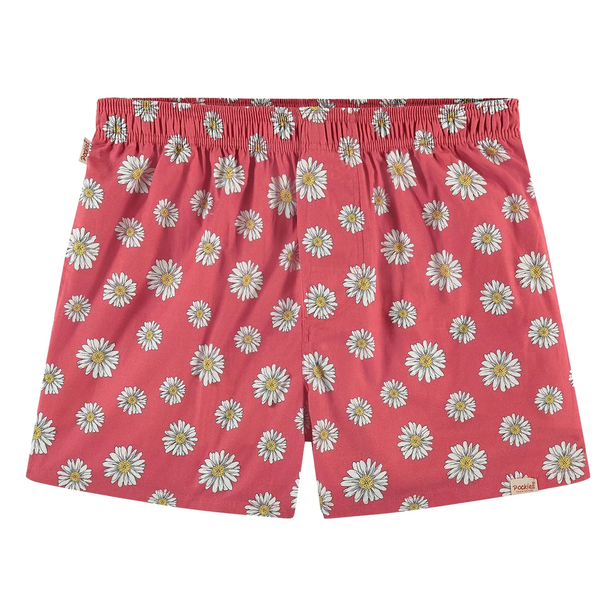 Pockies - Red Flower Boxer Shorts | Red