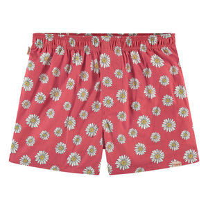 Pockies - Red Flower Boxer Shorts | Red