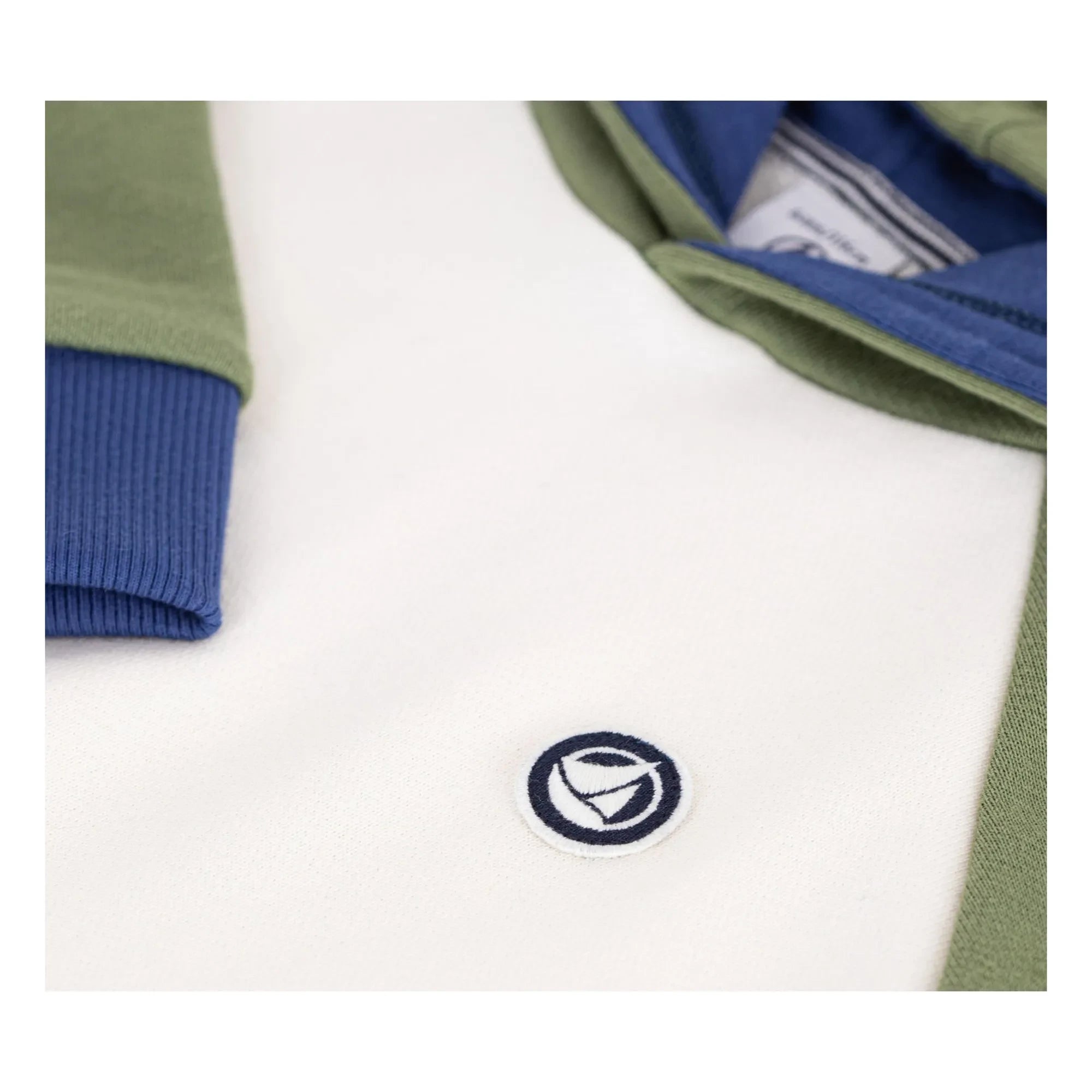 Petit Bateau - Colorblock Molleton sweatshirt | Ekru