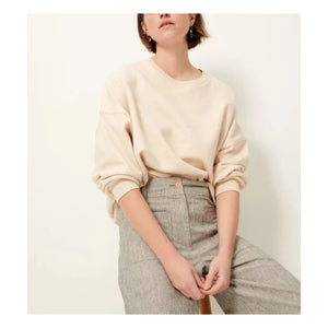 Sessùn - Oversized Chebbi Sweatshirt | Ecru