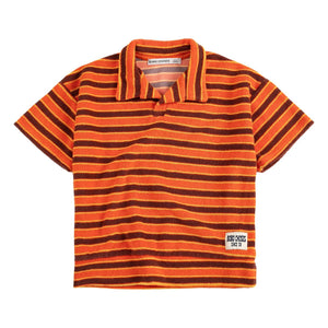 Bobo Choses - Striped Terry Polo | Orange
