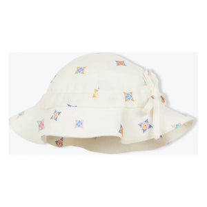 Arsène et Les Pipelettes - Linen Knotted Hat | Ecru