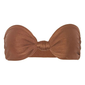 Vanessa Sposi - Le Bandeau Nœud Mayo Üstü | Chocolate
